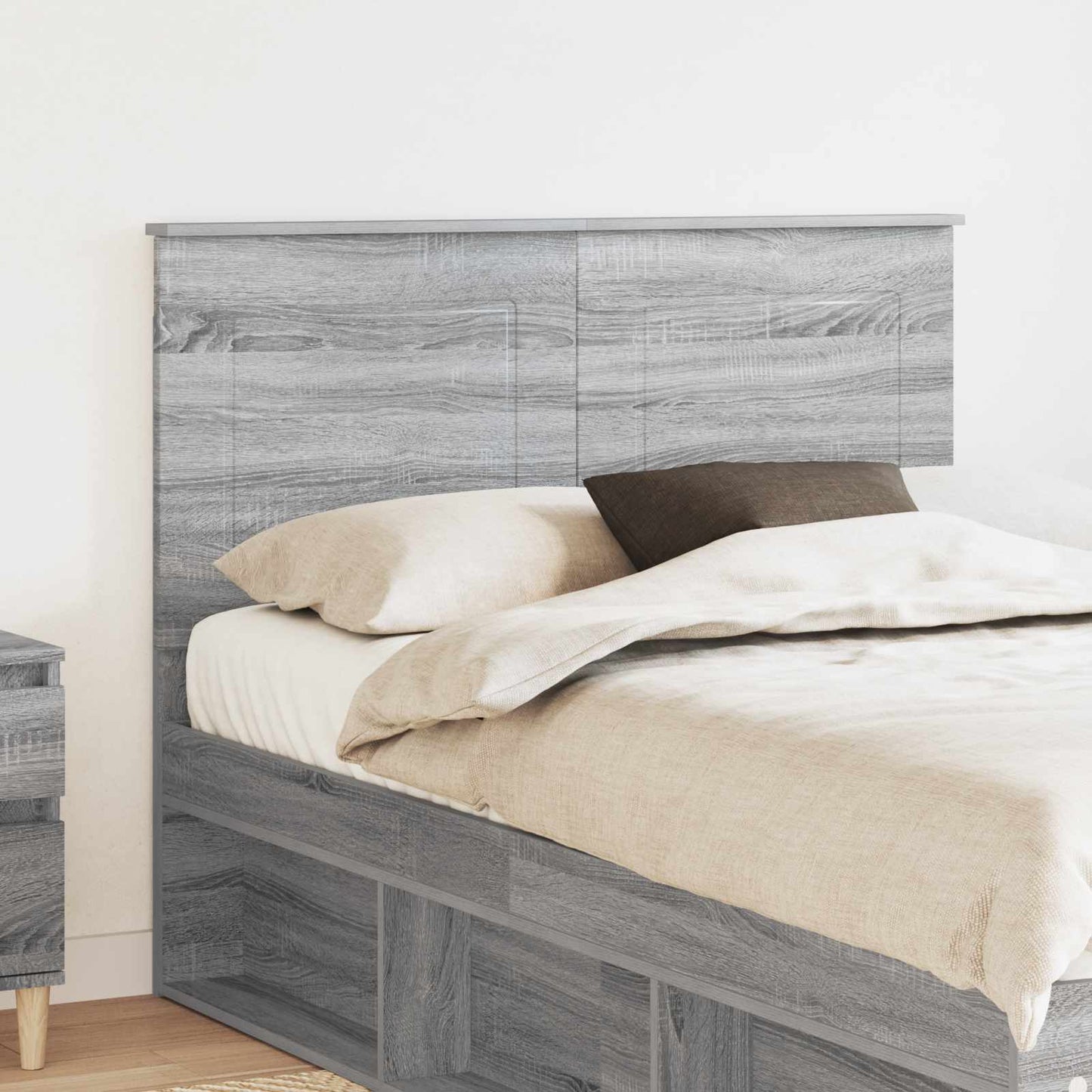 Headboard Grey Sonoma 100 cm Engineered Wood