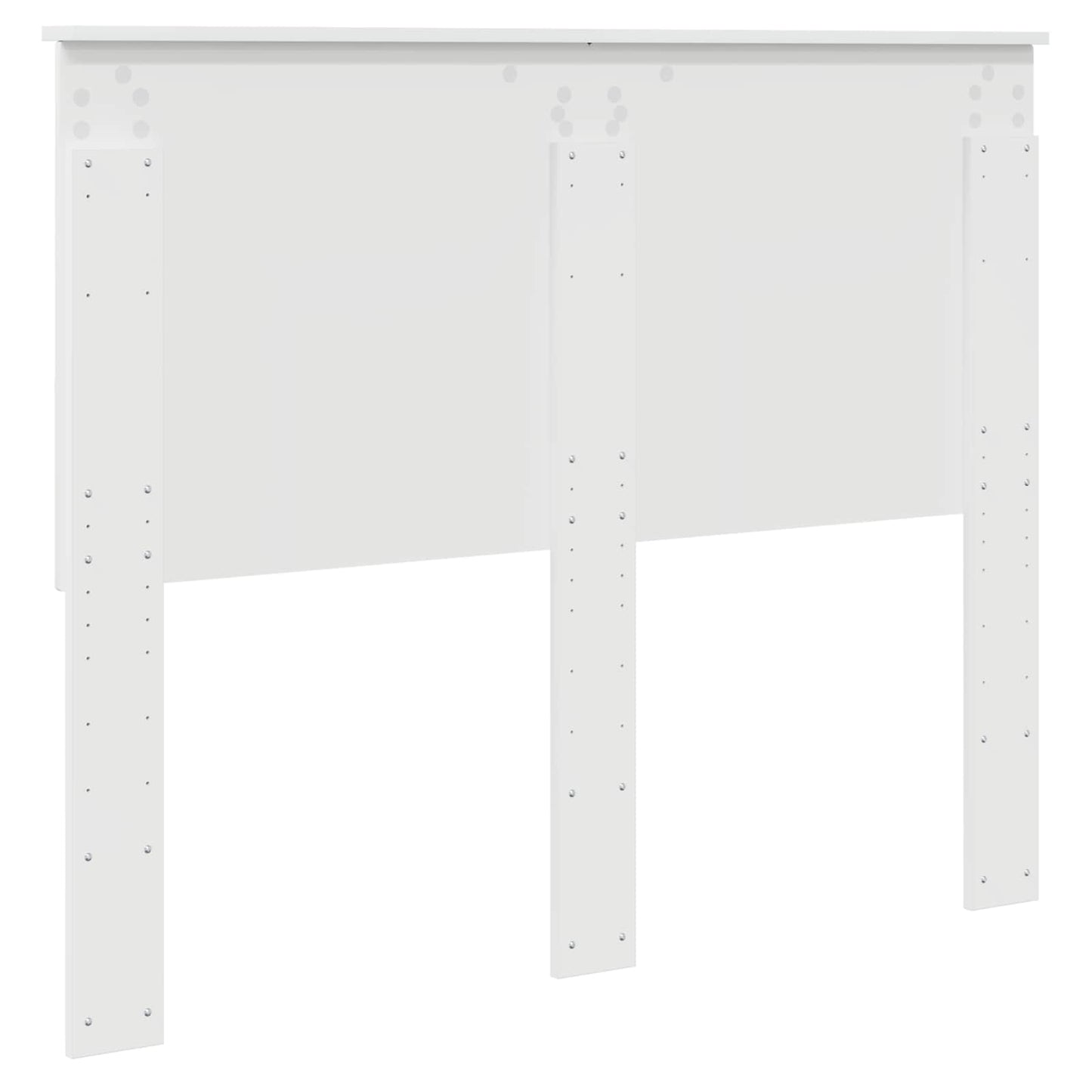 Headboard Gloss White 100 cm Engineered Wood