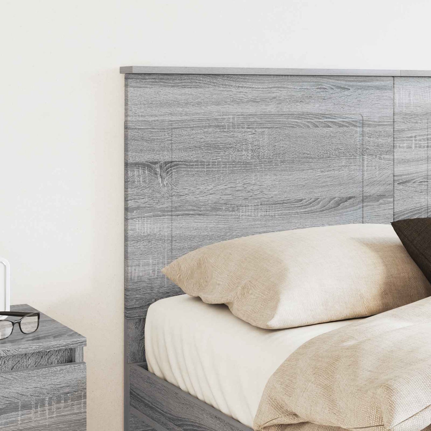 Headboard Grey Sonoma 100 cm Engineered Wood