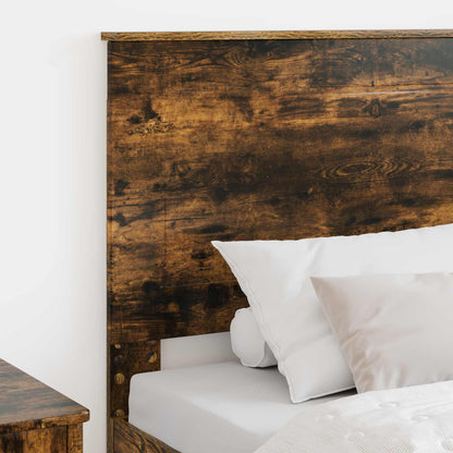 Headboard Smoked Oak 100 cm Engineered Wood