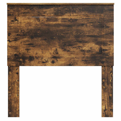 Headboard Smoked Oak 100 cm Engineered Wood