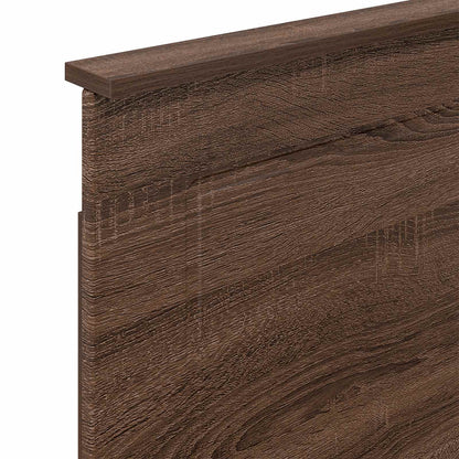 Headboard Brown Oak 100 cm Engineered Wood