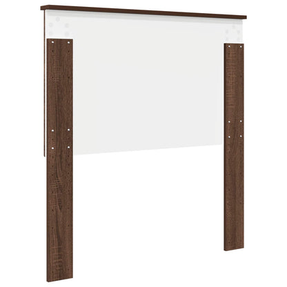 Headboard Brown Oak 100 cm Engineered Wood