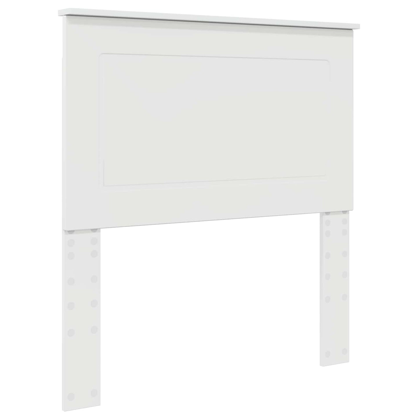 Headboard Gloss White 100 cm Engineered Wood
