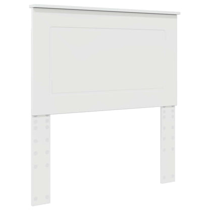 Headboard Gloss White 100 cm Engineered Wood