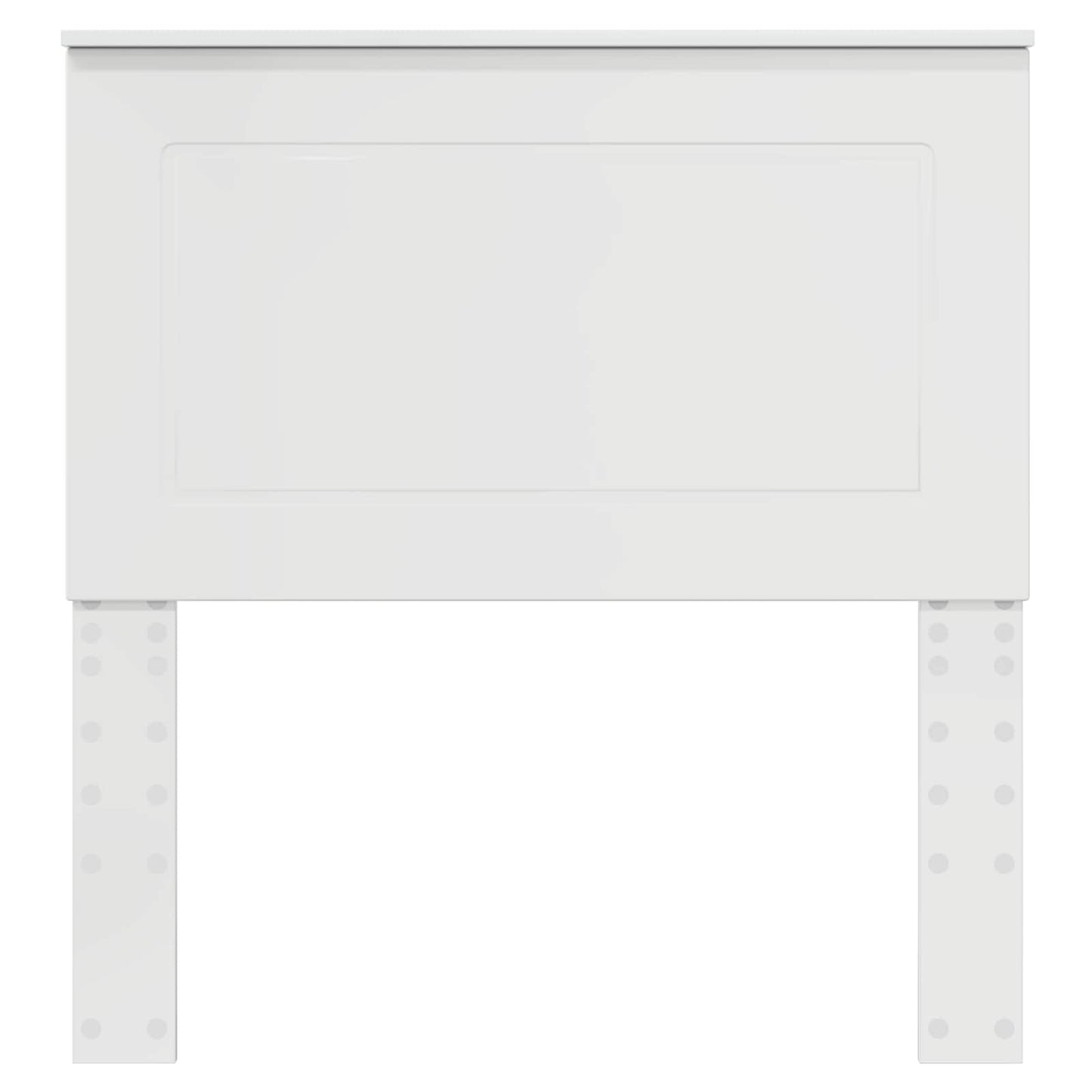 Headboard Gloss White 100 cm Engineered Wood