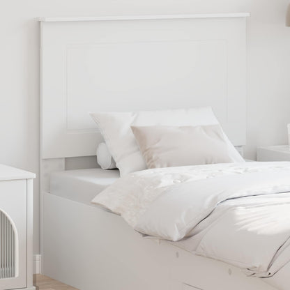 Headboard White 100 cm Engineered Wood