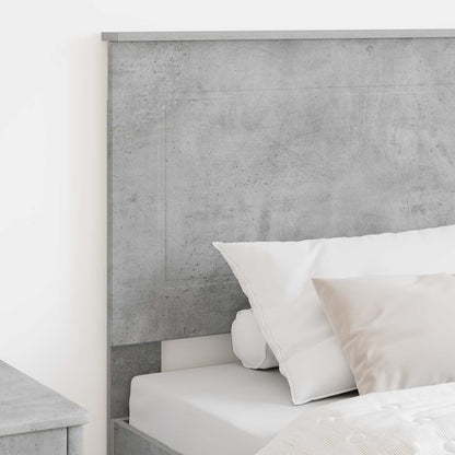 Headboard Concrete Grey 100 cm Engineered Wood