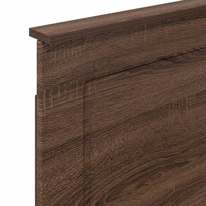 Headboard Brown Oak 100 cm Engineered Wood