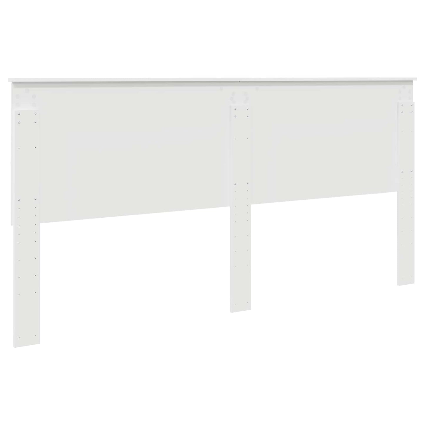 Headboard with Headboard White 200 cm Engineered wood