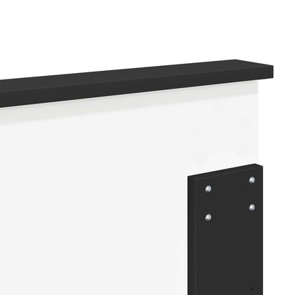 Headboard Black Engineered wood