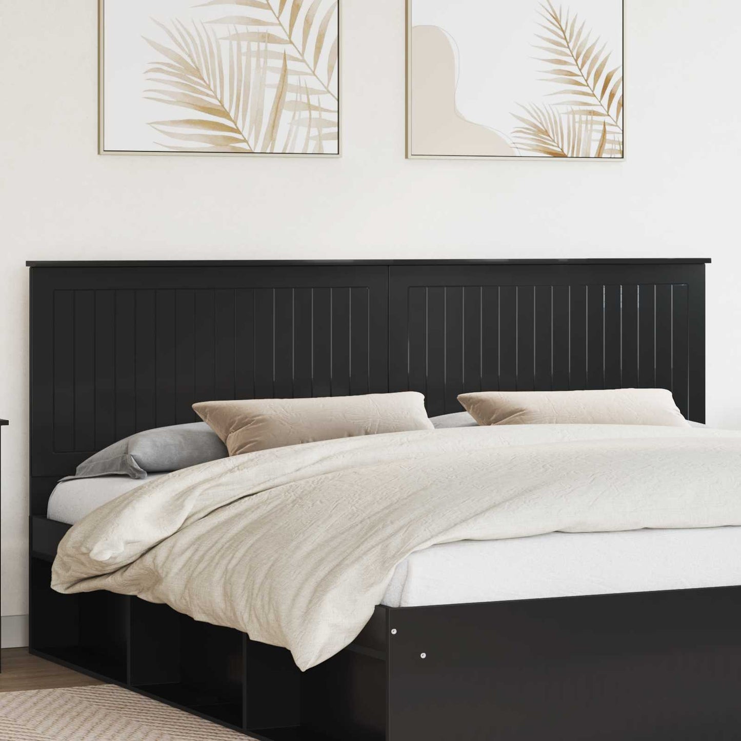 Headboard Black Oak Engineered wood