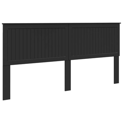 Headboard Black Engineered wood