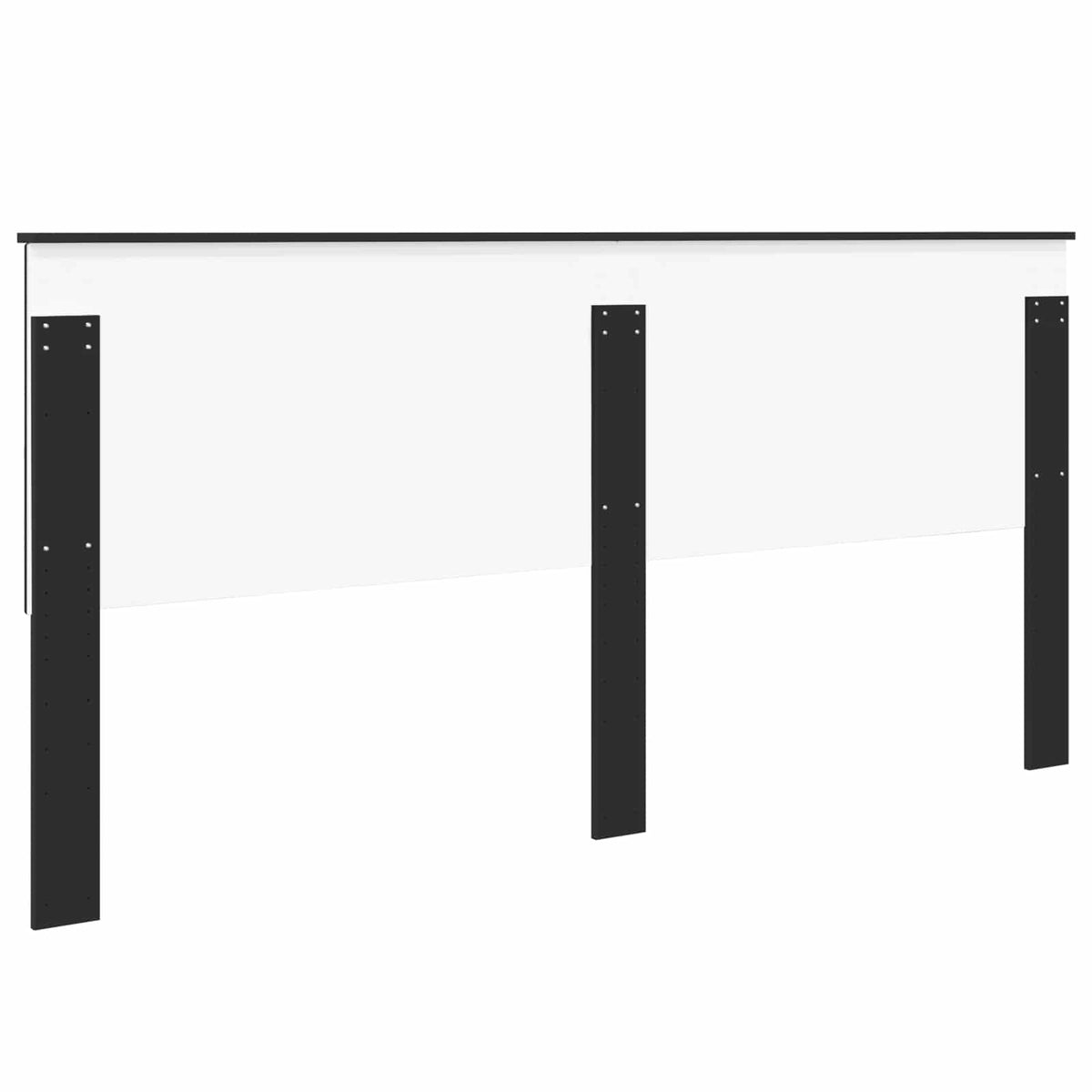 Headboard Black Engineered wood