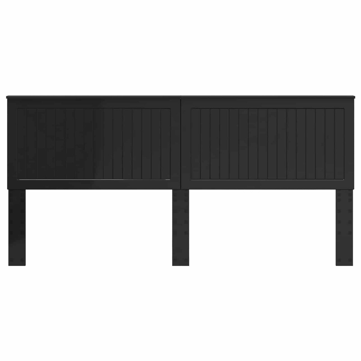 Headboard Black Engineered wood