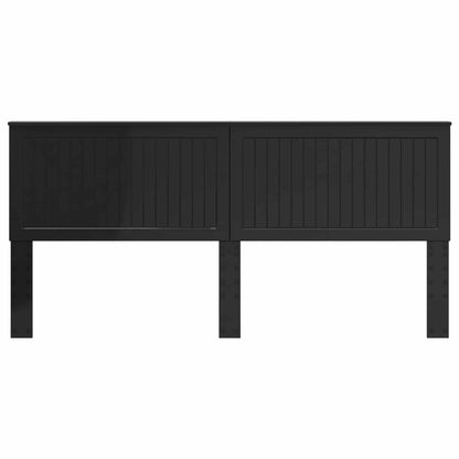 Headboard Black Engineered wood