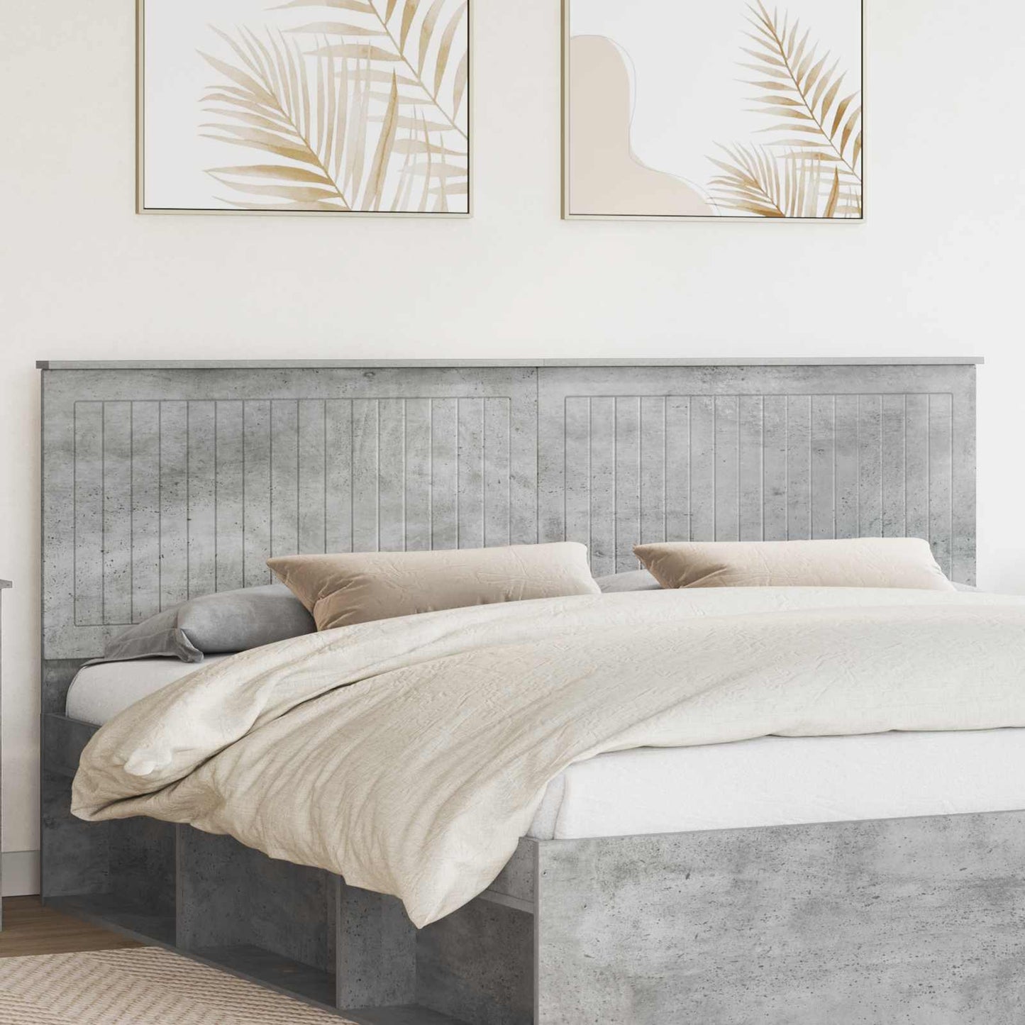 Headboard Concrete Grey Engineered wood