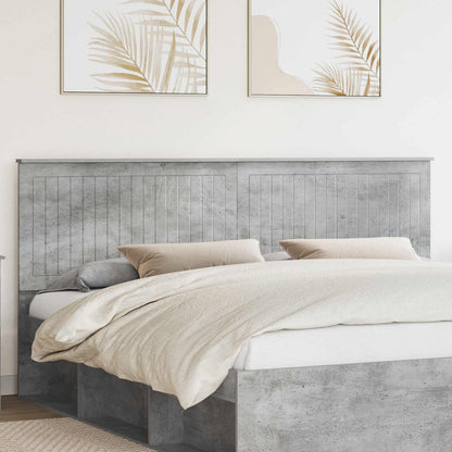 Headboard Concrete Grey Engineered wood