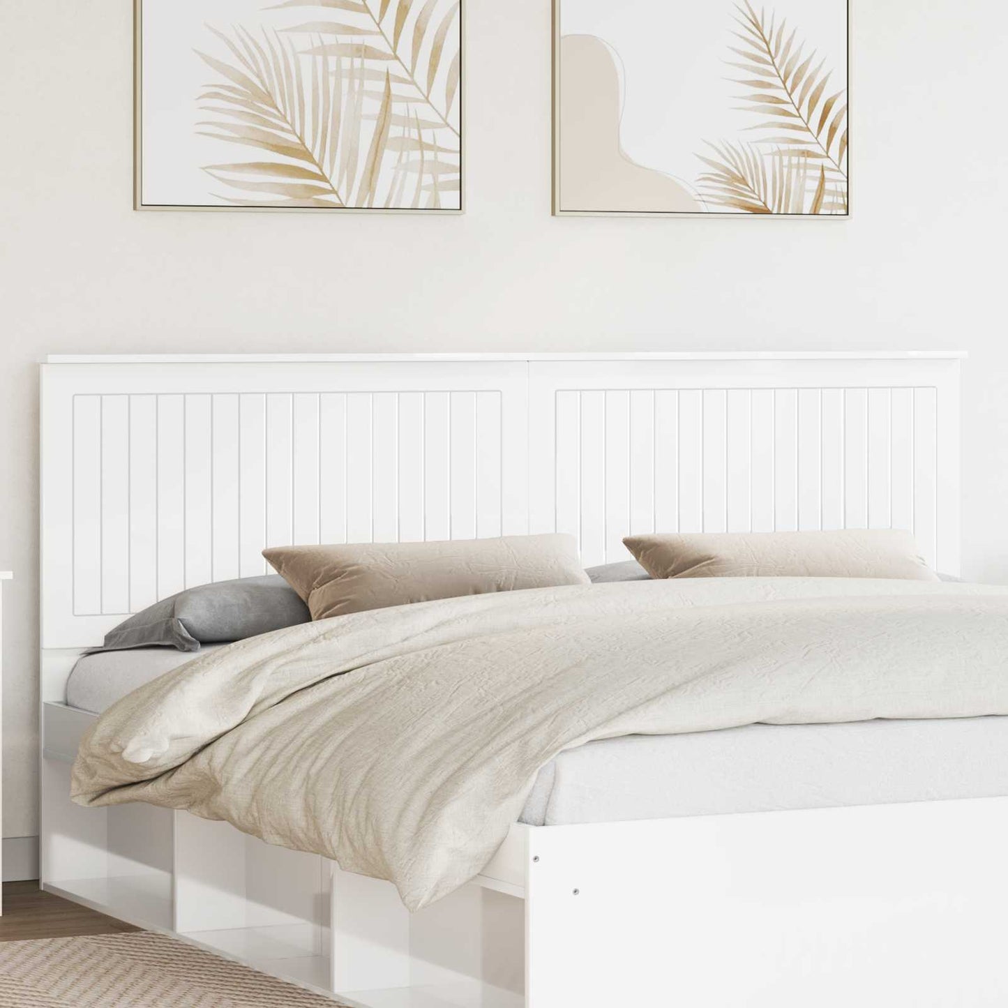 Headboard Gloss White Engineered wood