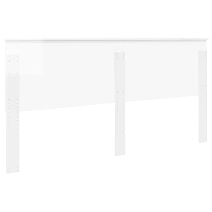 Headboard Gloss White Engineered wood