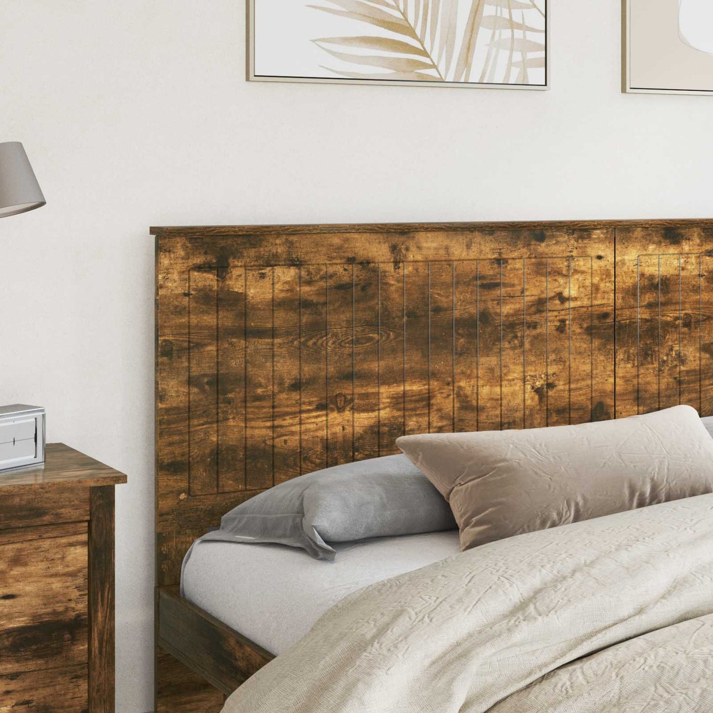 Headboard Smoked Oak Engineered wood