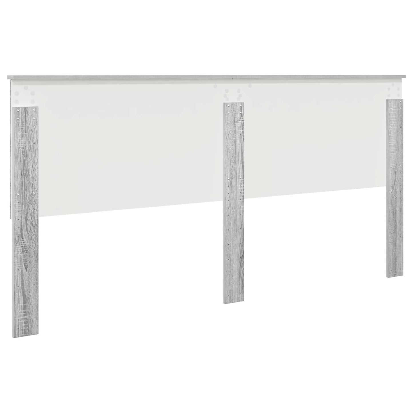 Headboard with Headboard Grey Sonoma 200 cm Engineered wood