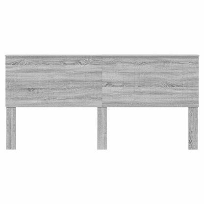 Headboard with Headboard Grey Sonoma 200 cm Engineered wood