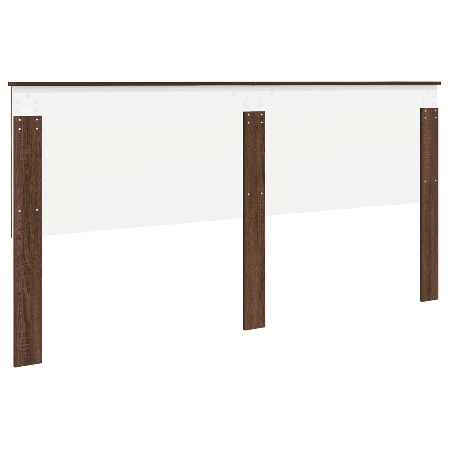 Headboard with Headboard Brown Oak 200 cm Engineered wood