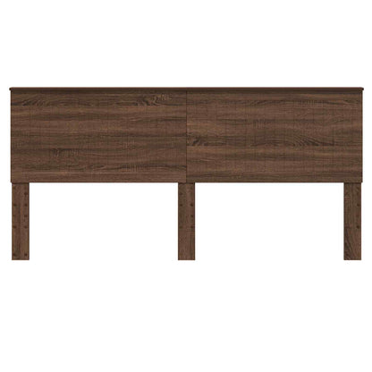 Headboard with Headboard Brown Oak 200 cm Engineered wood
