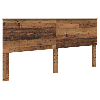 Headboard with Headboard Old Wood 200 cm Engineered wood