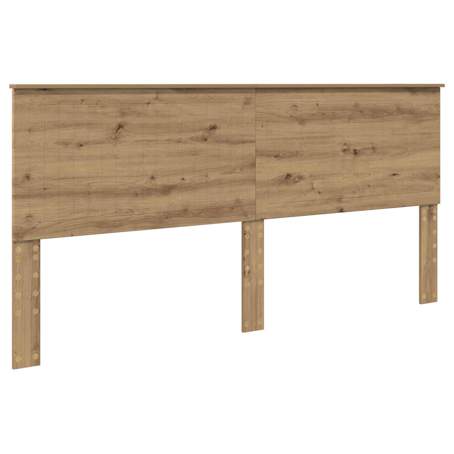 Headboard with Headboard Artisan Oak 200 cm Engineered wood