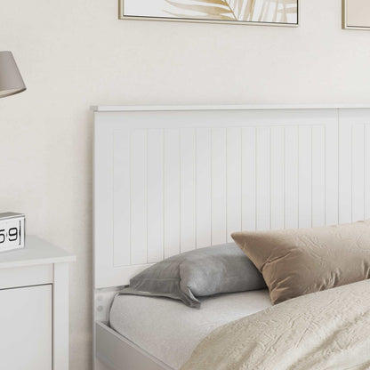 Headboard with Headboard White 180 cm Engineered wood