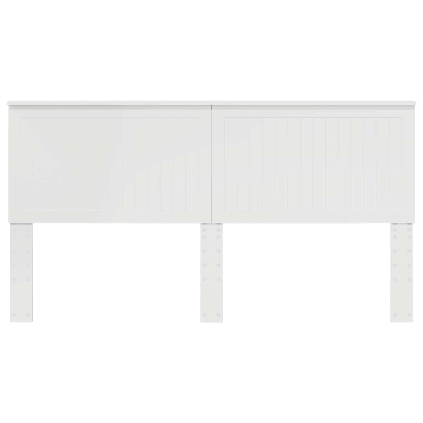 Headboard with Headboard White 180 cm Engineered wood