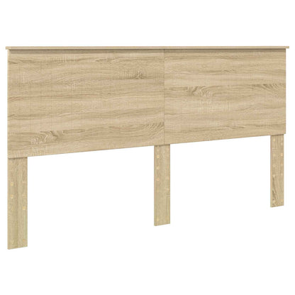Headboard with Headboard Sonoma Oak 180 cm Engineered wood
