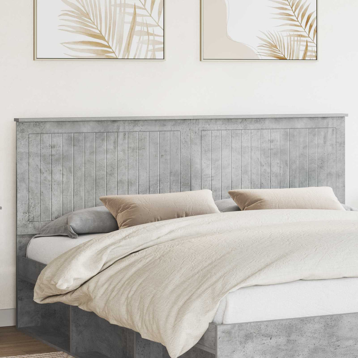 Headboard Concrete Grey Engineered wood