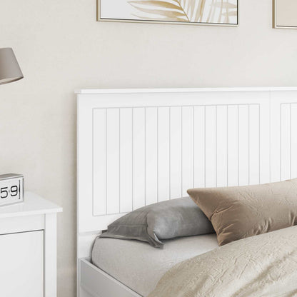 Headboard with Headboard Gloss White 180 cm Engineered wood