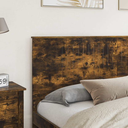 Headboard with Headboard Smoked Oak 180 cm Engineered wood