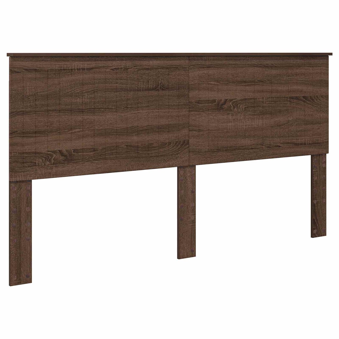 Headboard with Headboard Brown Oak 180 cm Engineered wood