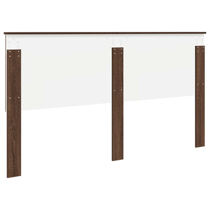 Headboard with Headboard Brown Oak 180 cm Engineered wood