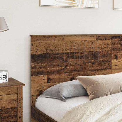 Headboard with Headboard Old Wood 180 cm Engineered wood