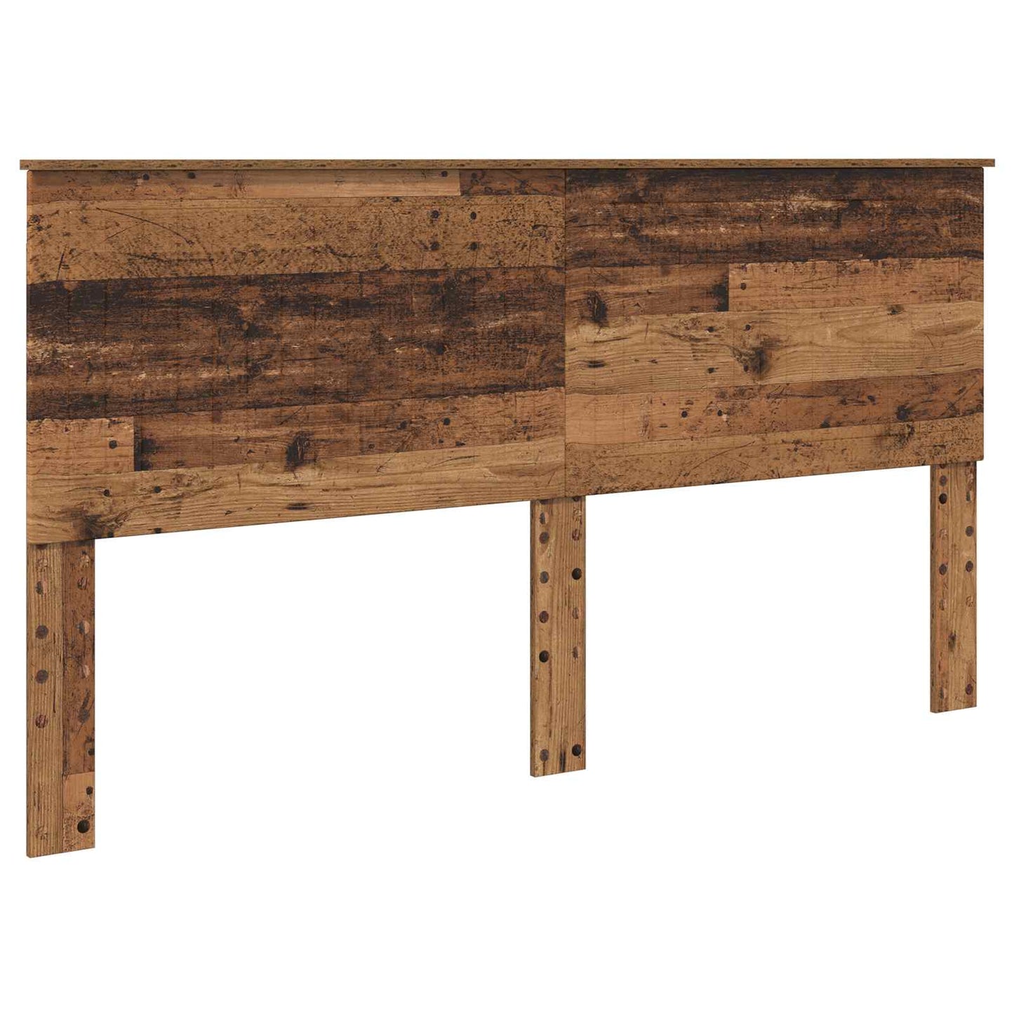 Headboard with Headboard Old Wood 180 cm Engineered wood