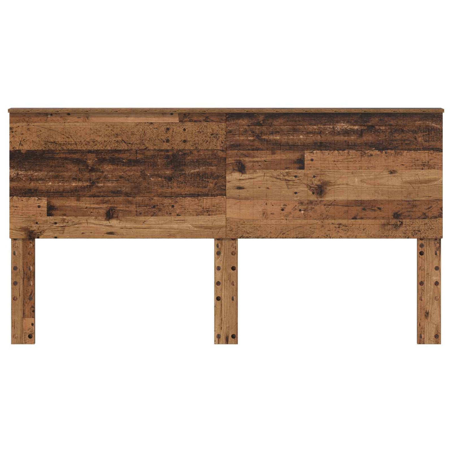 Headboard with Headboard Old Wood 180 cm Engineered wood
