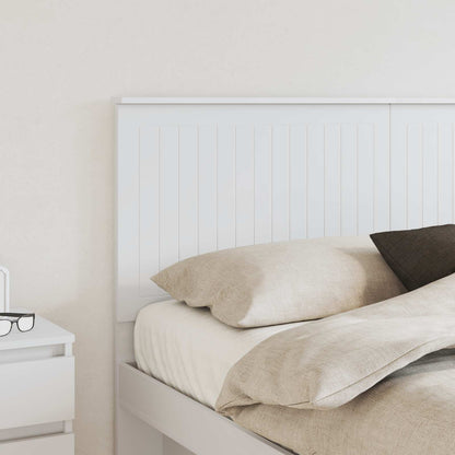 Headboard with Headboard White 160 cm Engineered wood