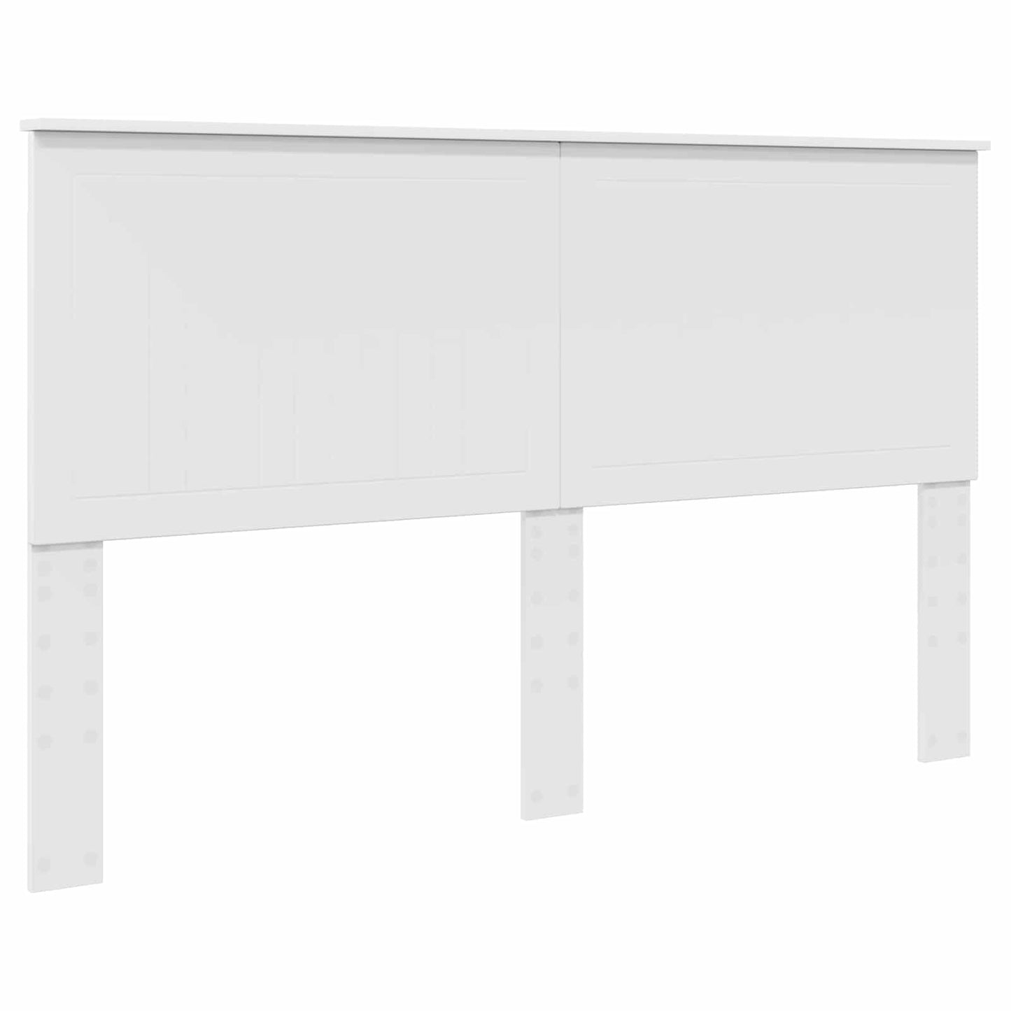 Headboard with Headboard White 160 cm Engineered wood