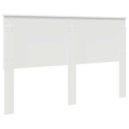 Headboard with Headboard White 160 cm Engineered wood