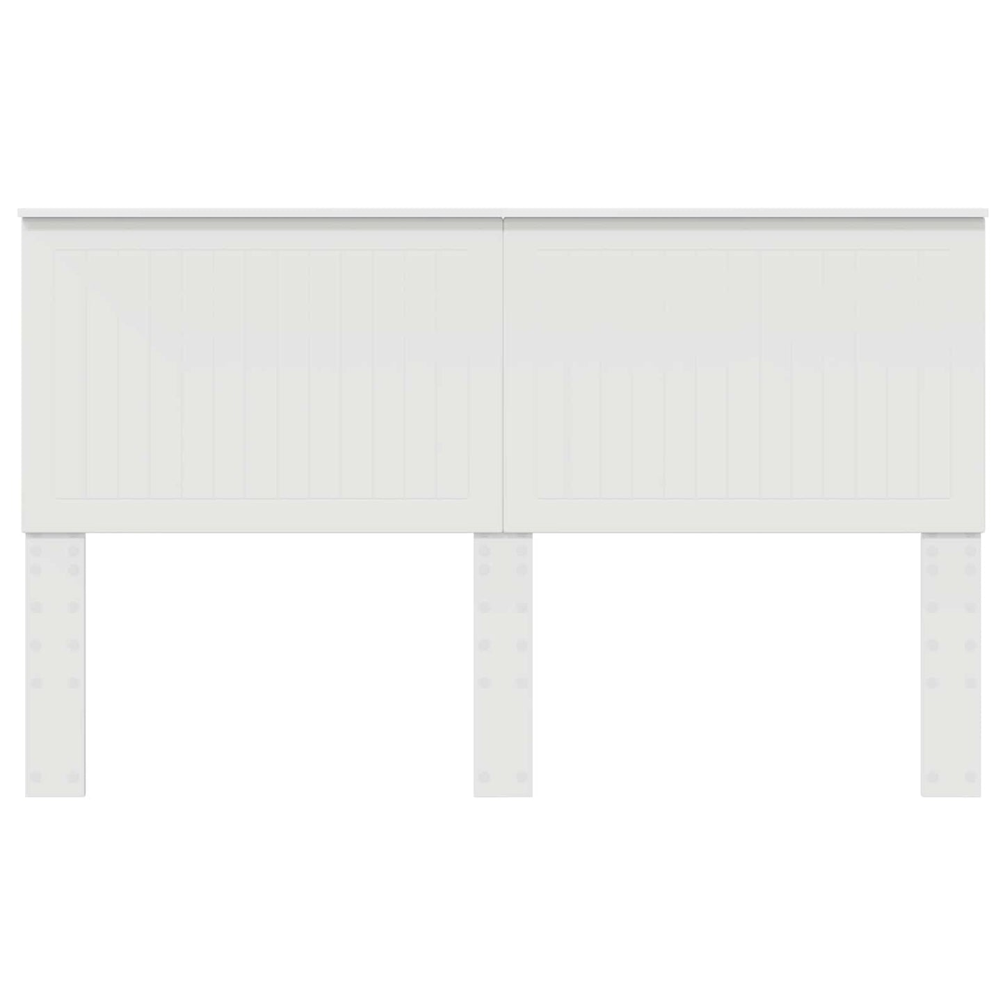 Headboard with Headboard White 160 cm Engineered wood