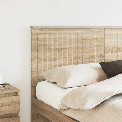 Headboard with Headboard Sonoma Oak 160 cm Engineered wood