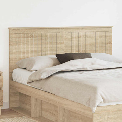 Headboard with Headboard Sonoma Oak 160 cm Engineered wood