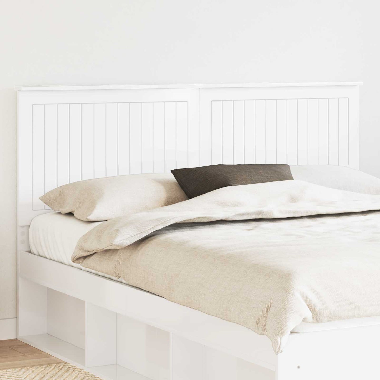 Headboard Gloss White Engineered wood