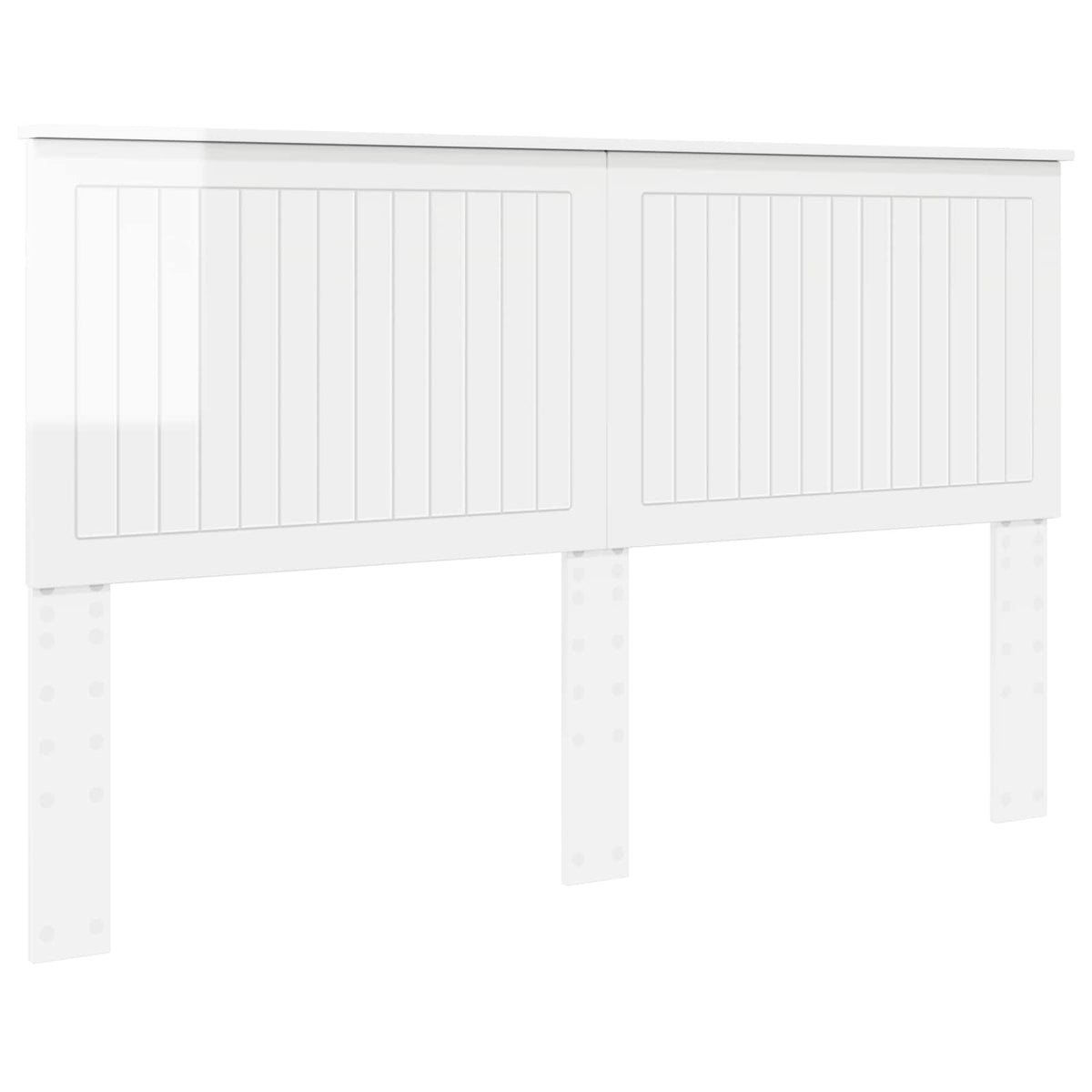 Headboard High Gloss White Engineered wood